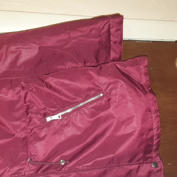 Ambiance outerwear burgundy coat - Picture 4 of 6